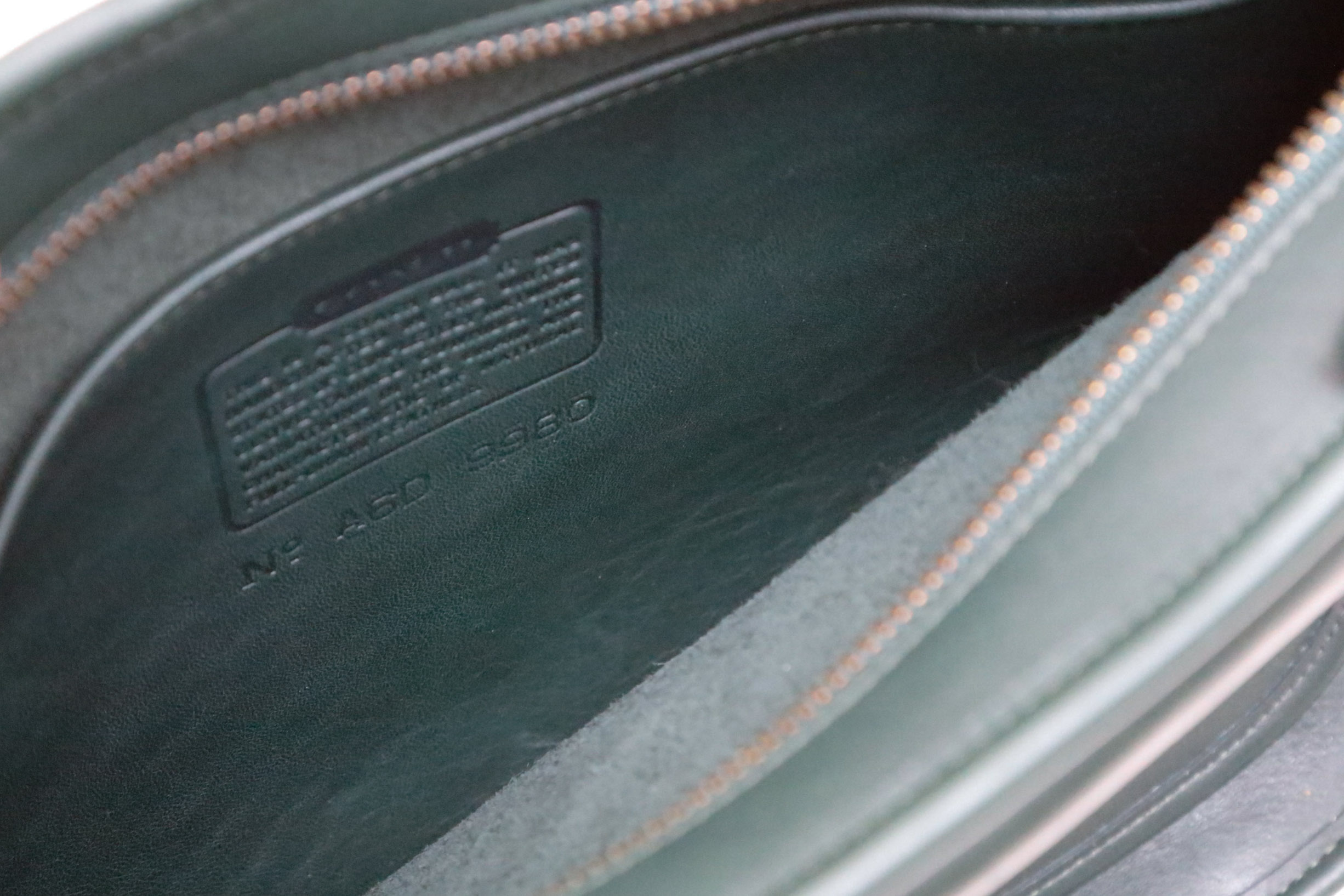 Rare Vintage Coach Taft Saddle Bag In Hunter Green EBTH MG 2206