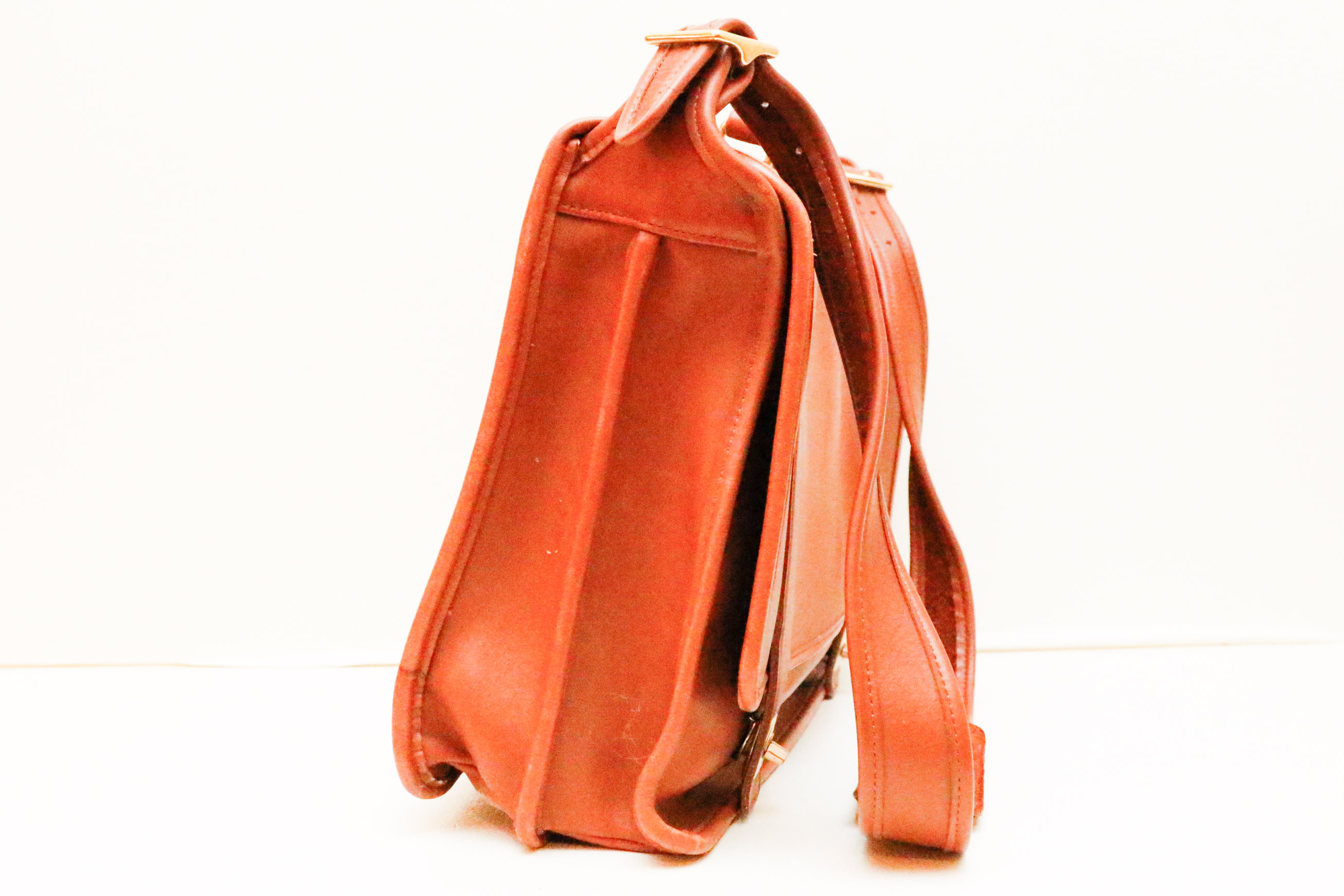 Vintage Coach Essex Tan Leather Briefcase