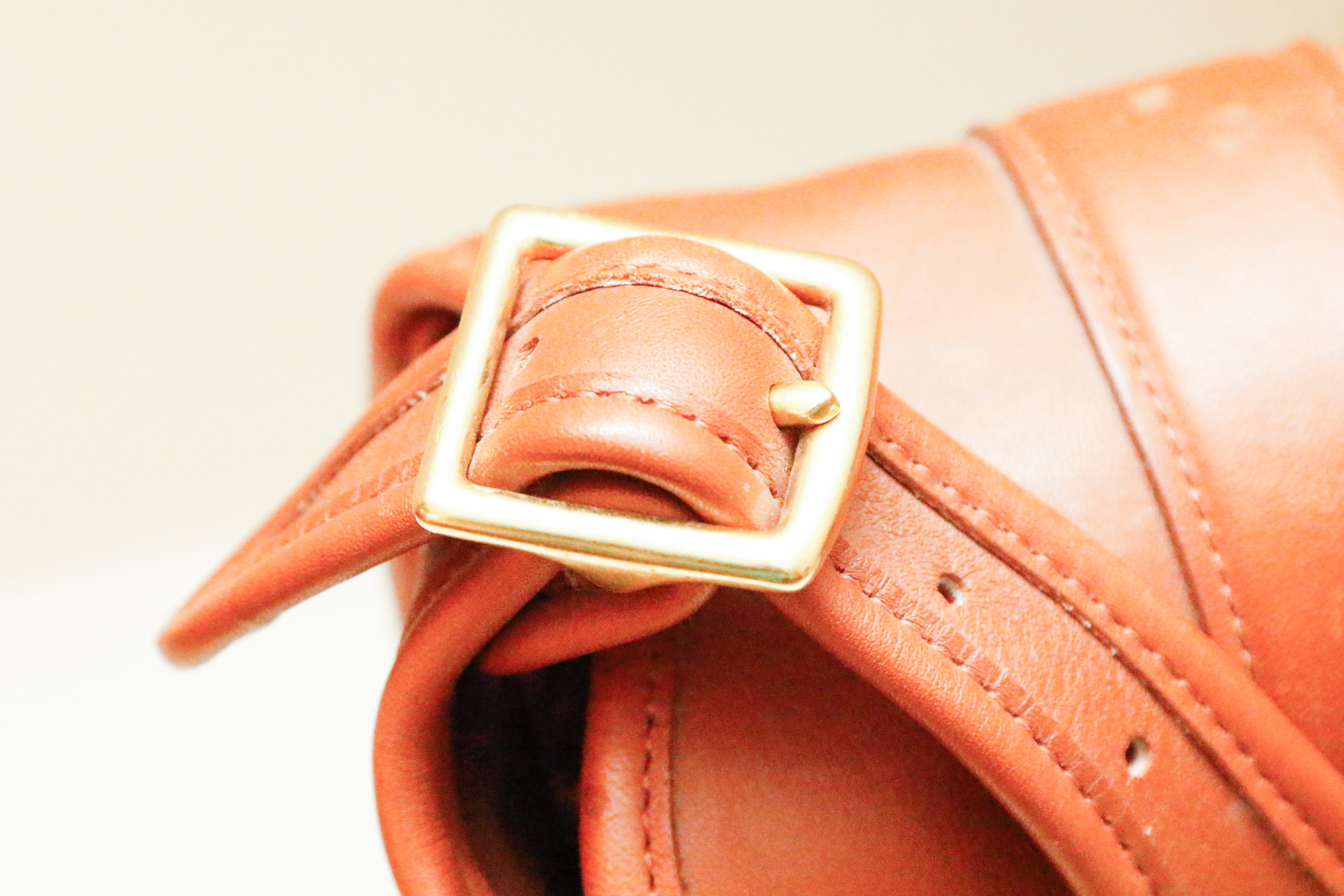 Vintage Coach Essex Tan Leather Briefcase