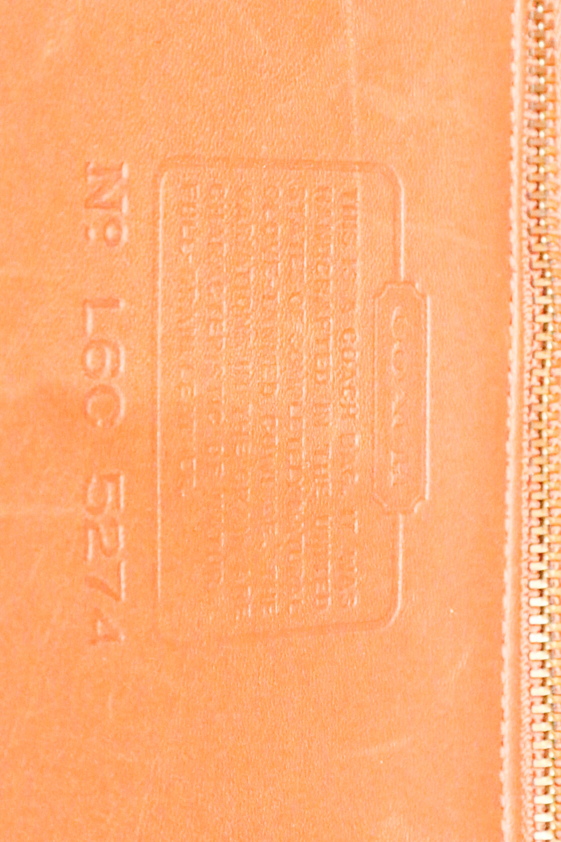 Vintage Coach Essex Tan Leather Briefcase