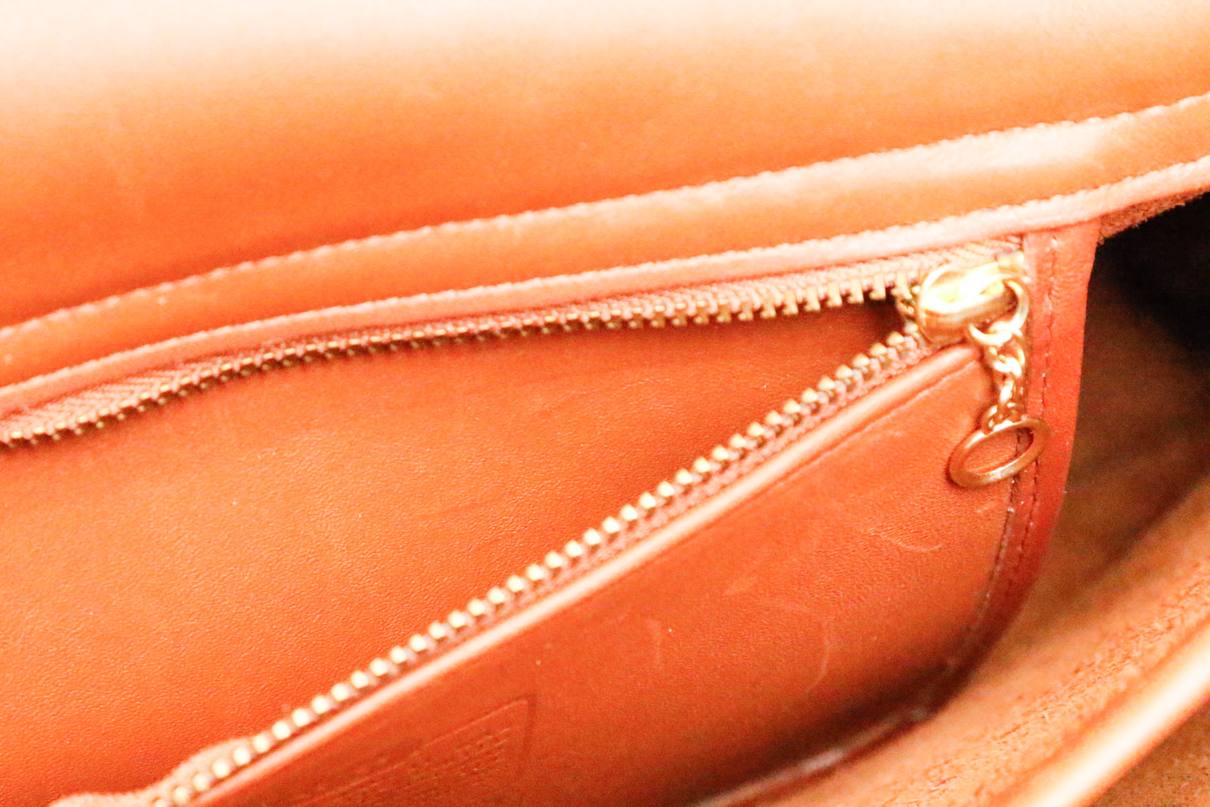 Vintage Coach Essex Tan Leather Briefcase