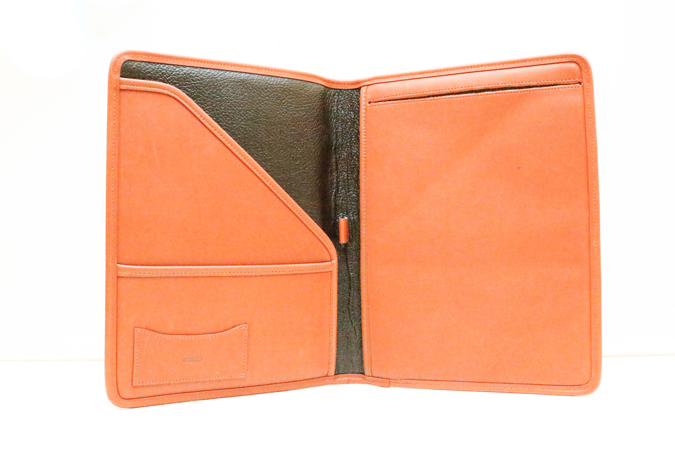 Vintage Coach Essex Tan Leather Briefcase