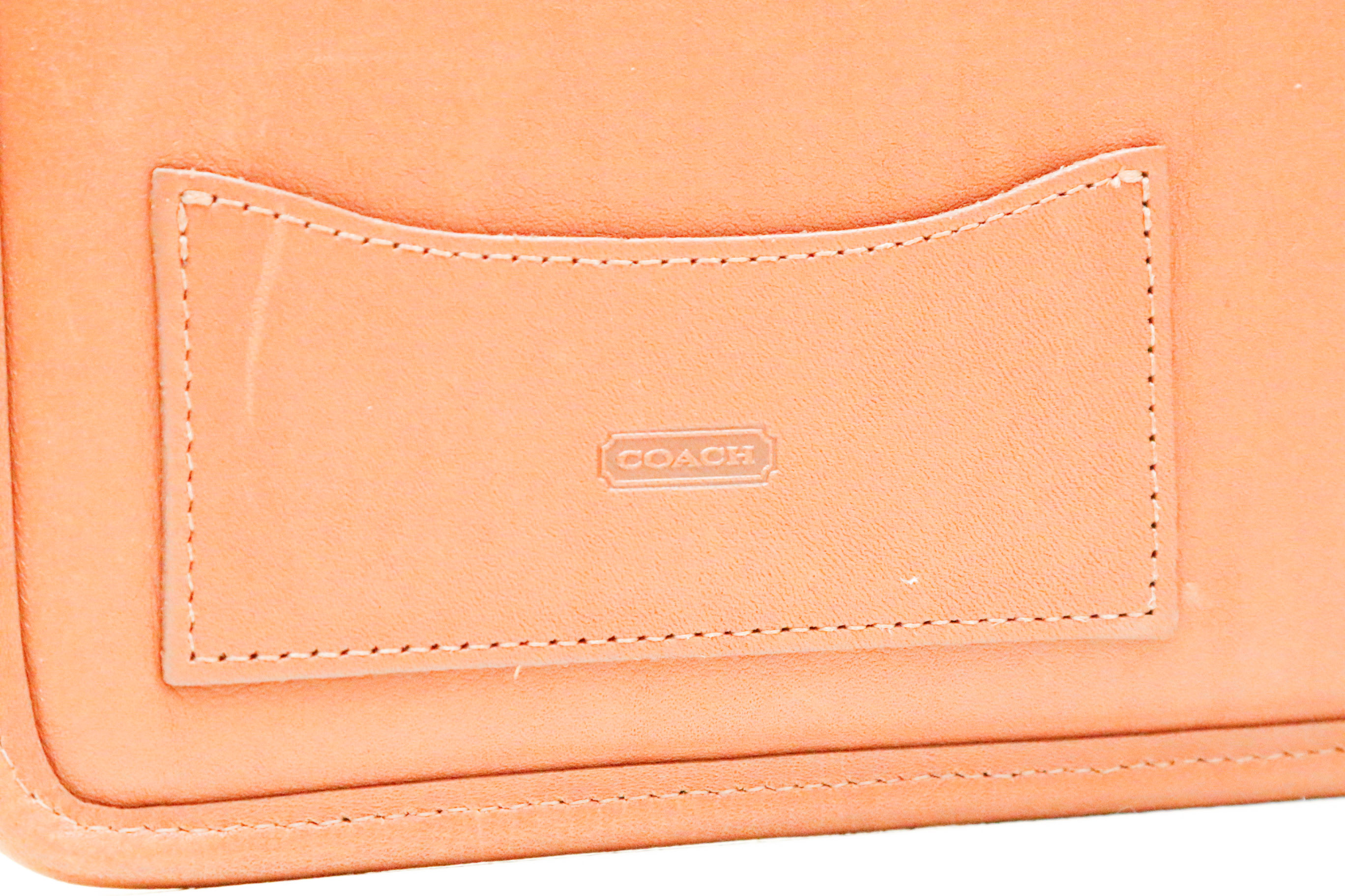 Vintage Coach Essex Tan Leather Briefcase