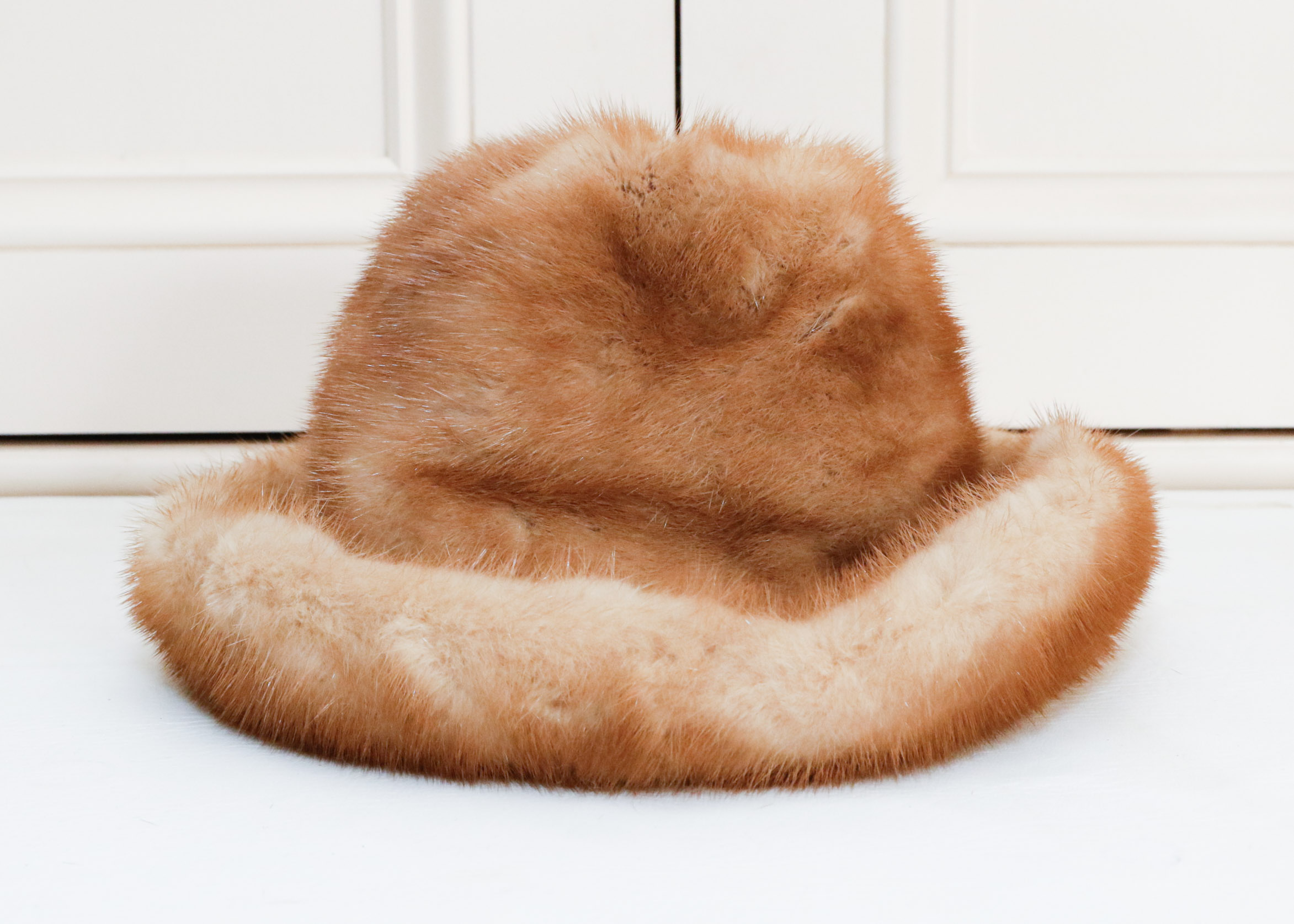 Pastel Mink Fur Hat