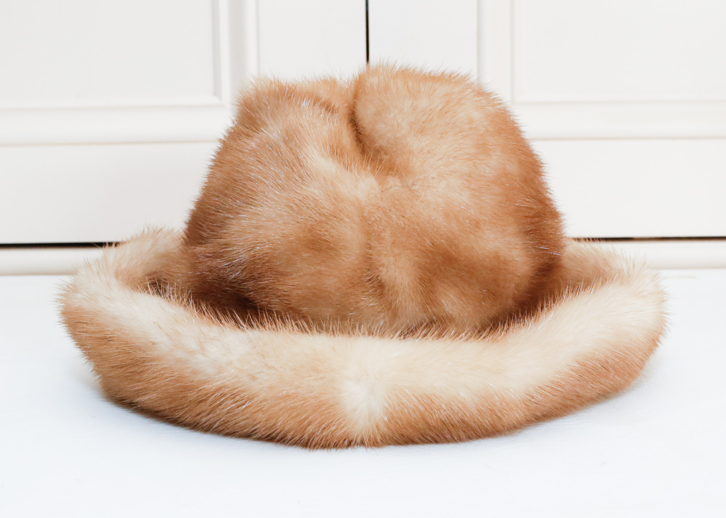 Pastel Mink Fur Hat