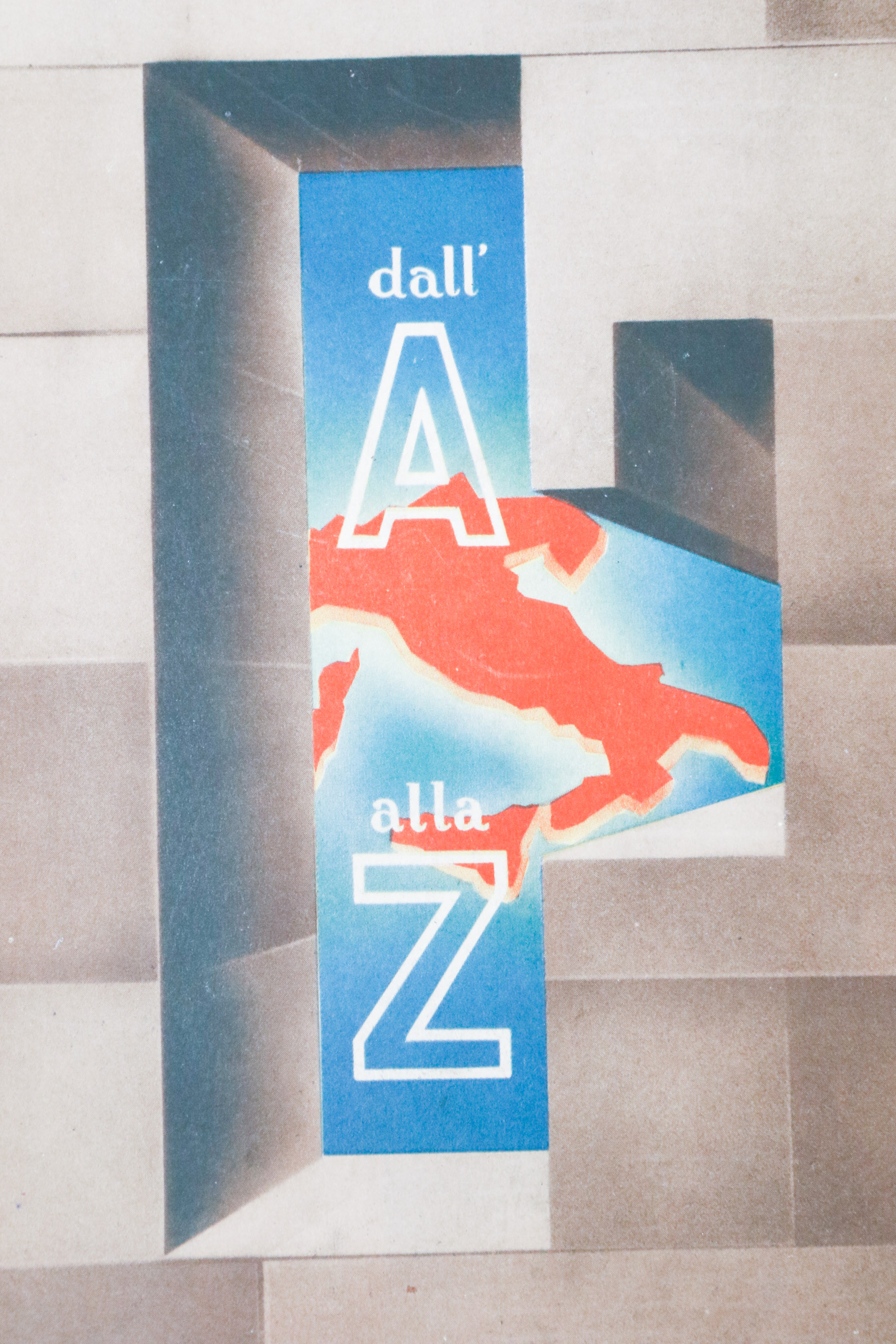 1930 "Dall' A alla Z" Fascist Party Poetry with Graphics Book