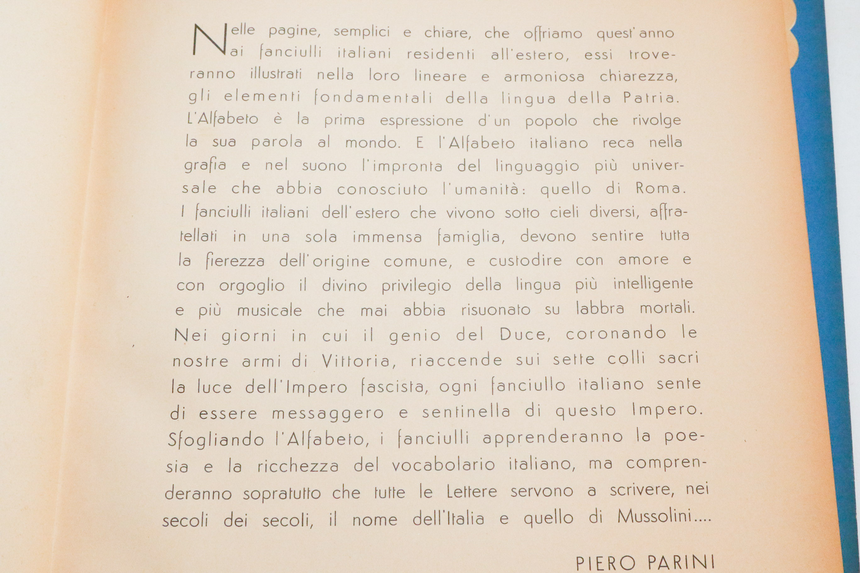 1930 "Dall' A alla Z" Fascist Party Poetry with Graphics Book