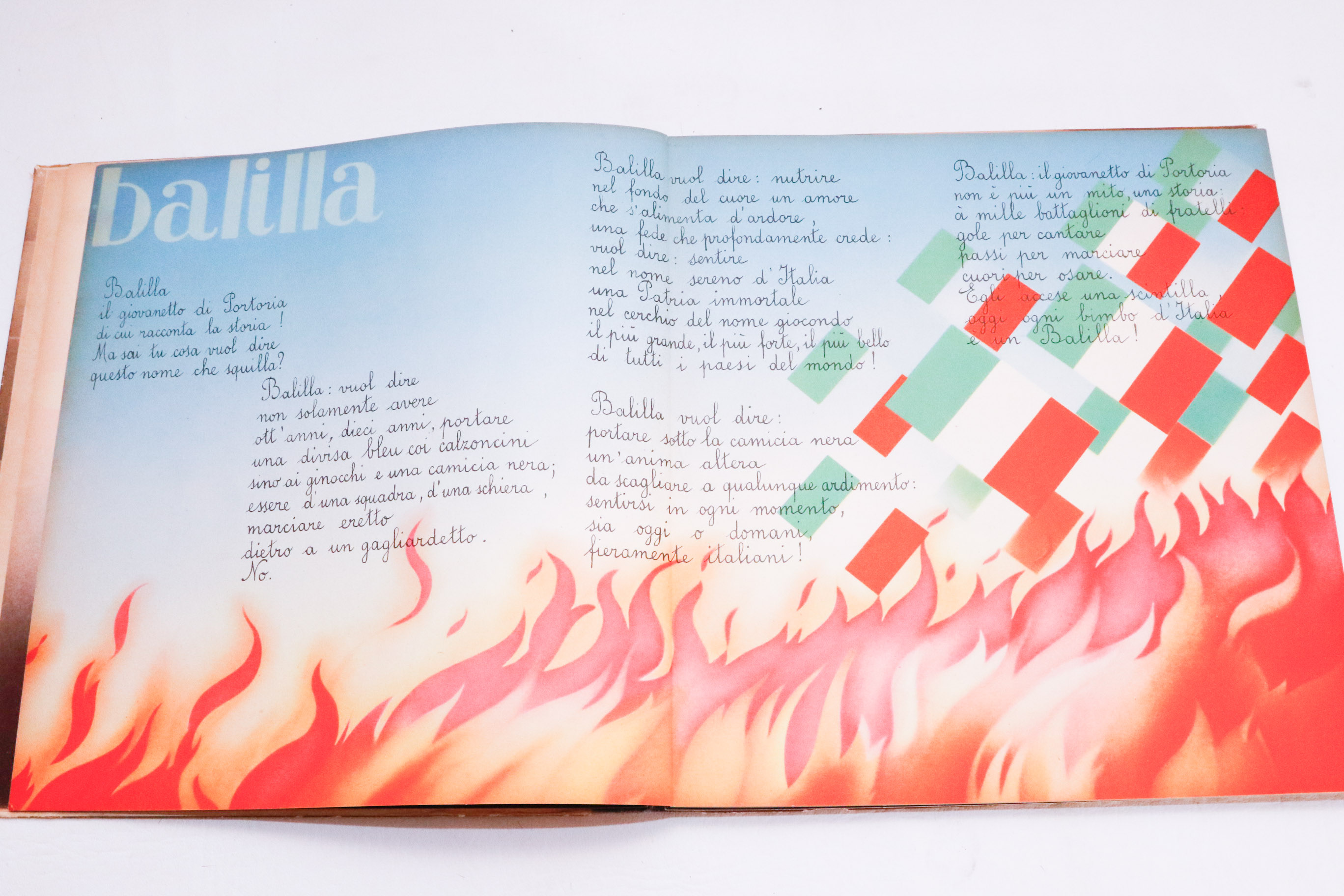 1930 "Dall' A alla Z" Fascist Party Poetry with Graphics Book