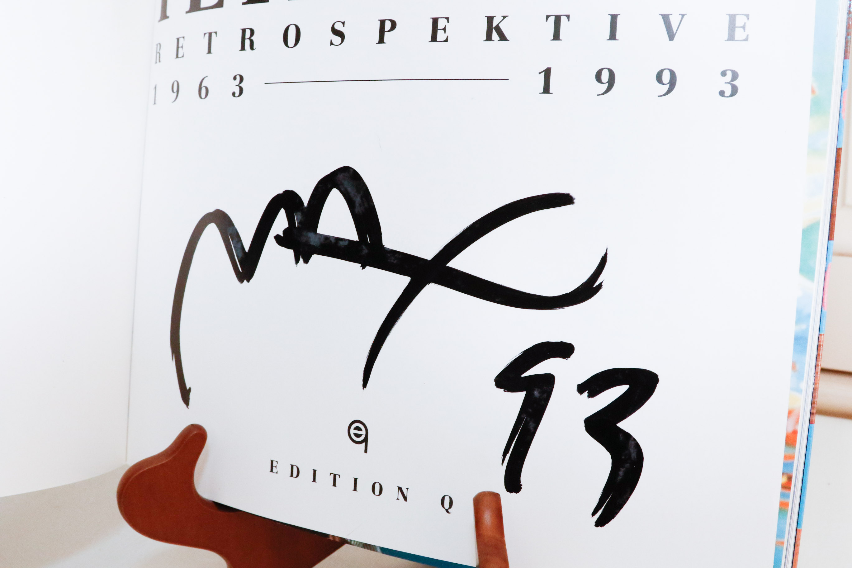 Book "Retrospektive" Signed by Peter Max