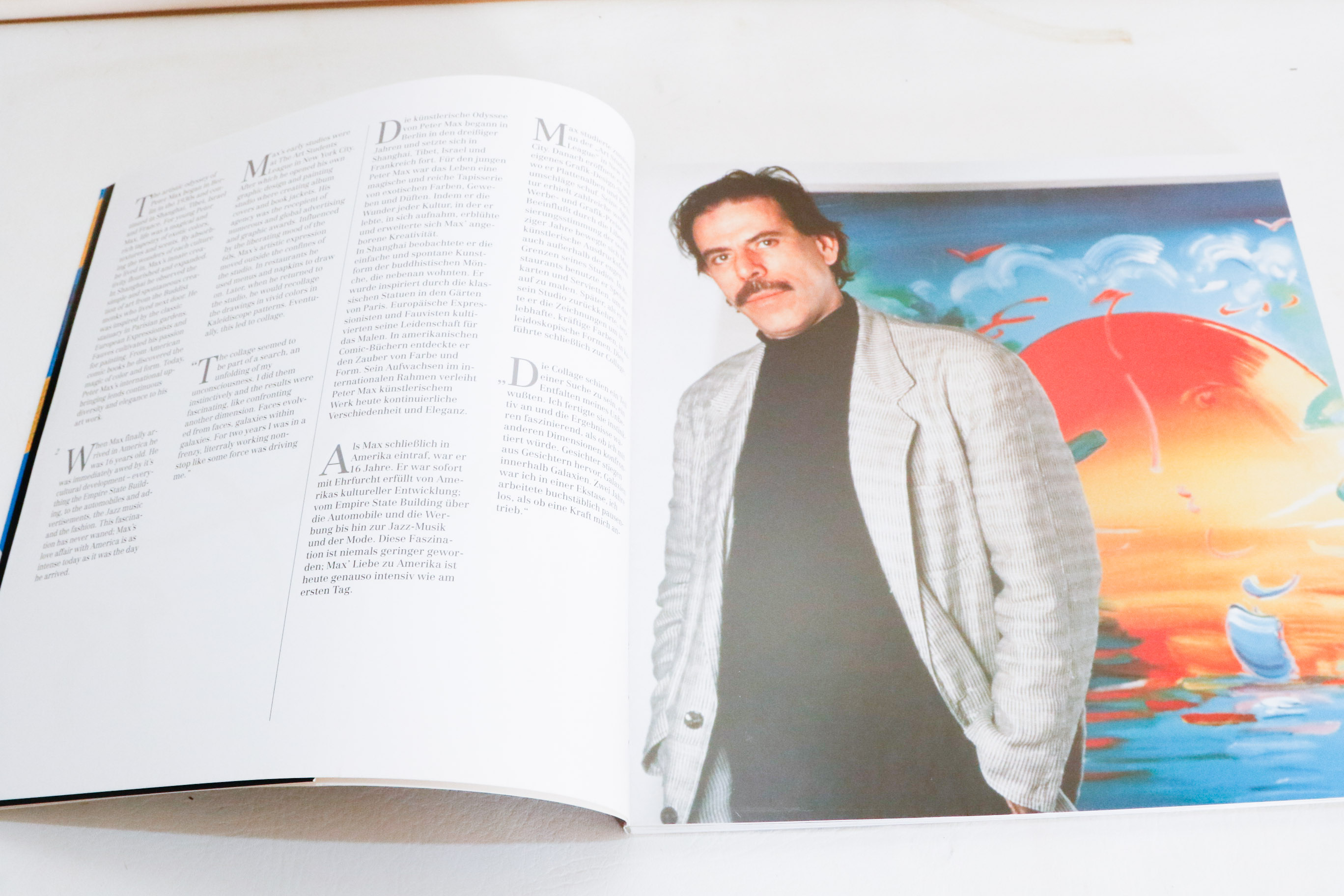 Book "Retrospektive" Signed by Peter Max