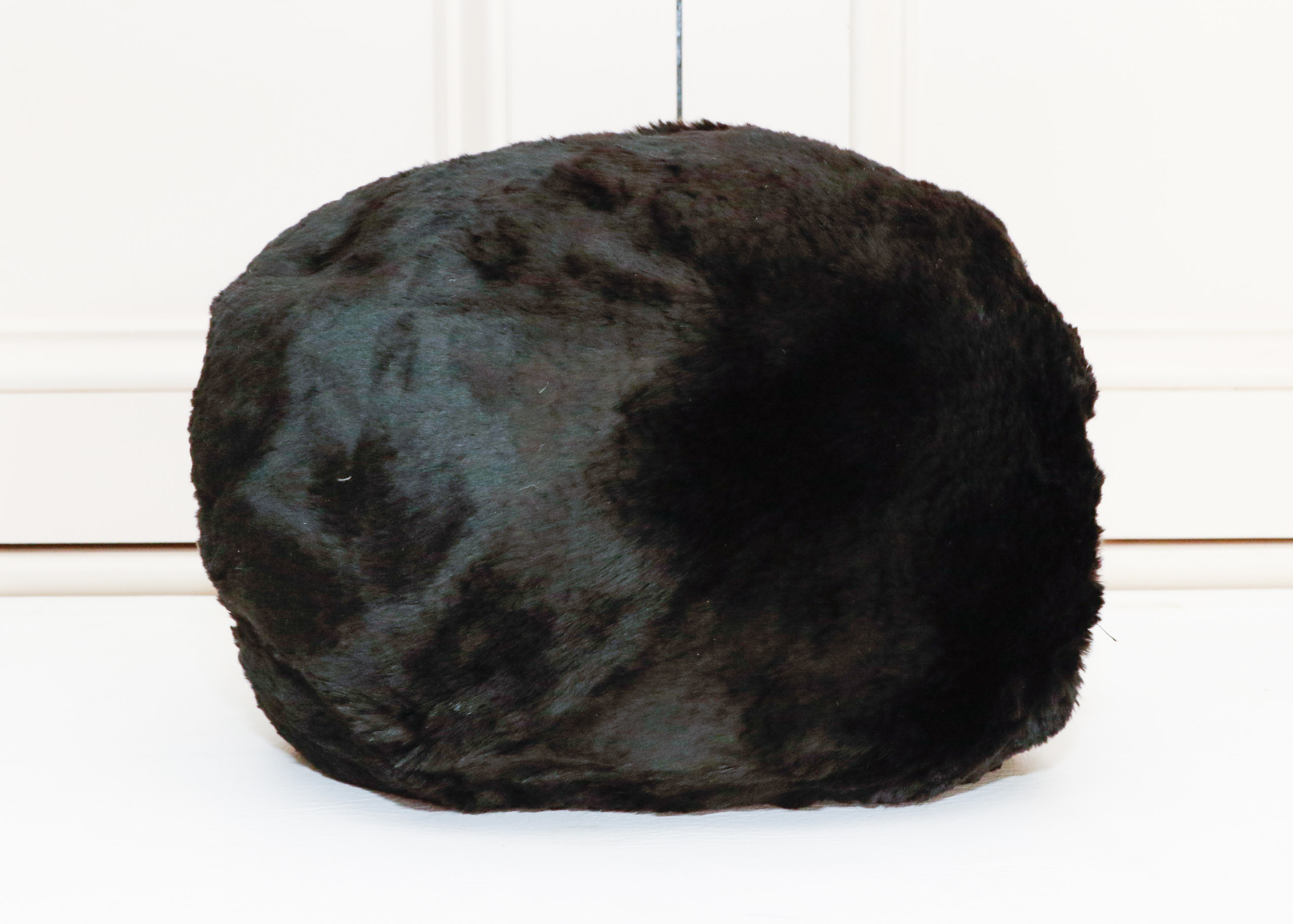 Black Sheared Mink Hand Muff