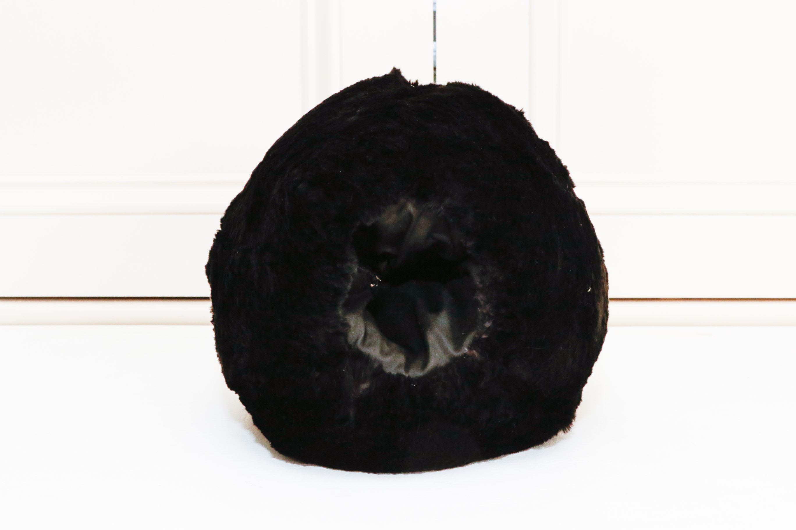 Black Sheared Mink Hand Muff