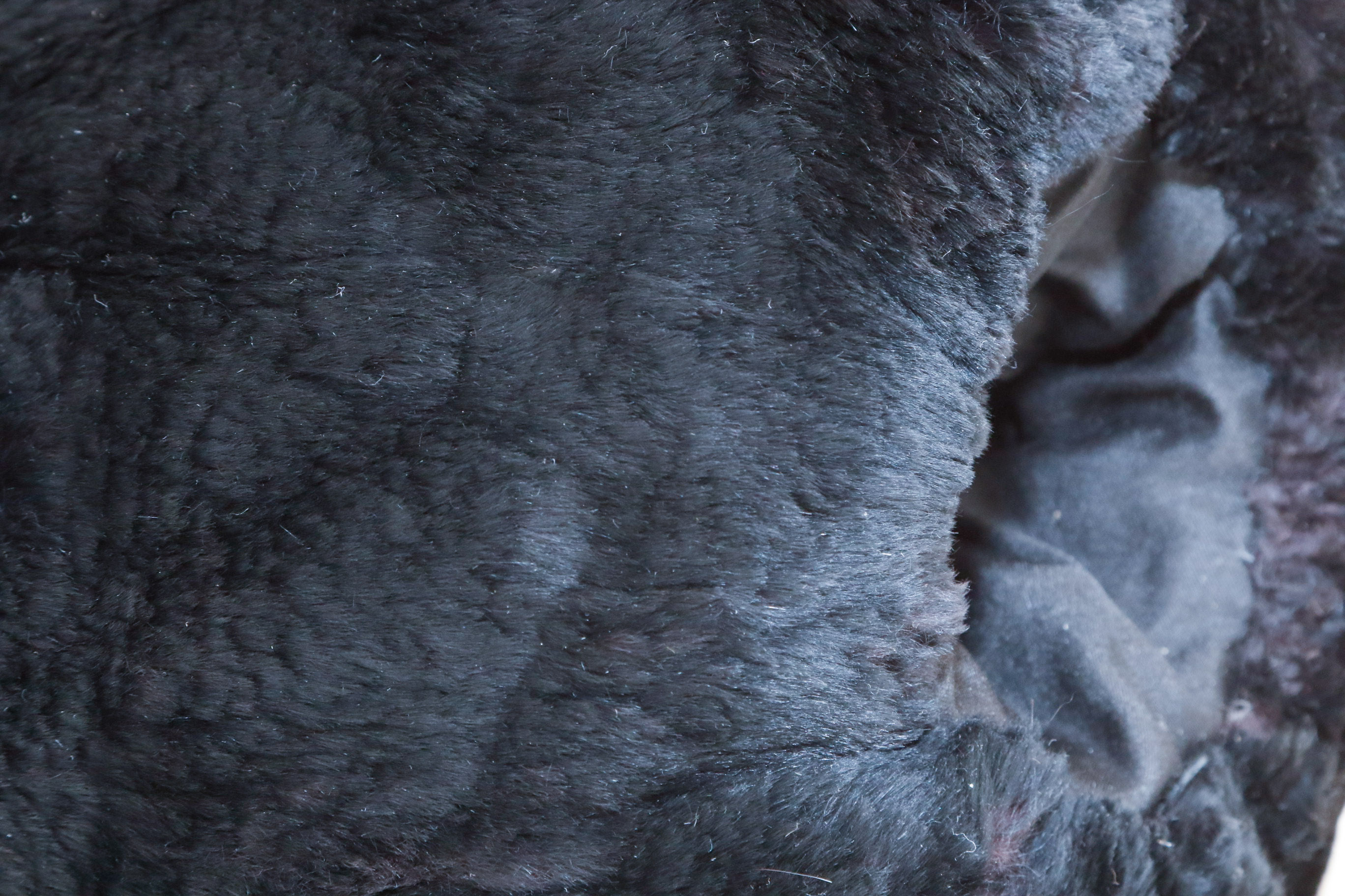 Black Sheared Mink Hand Muff