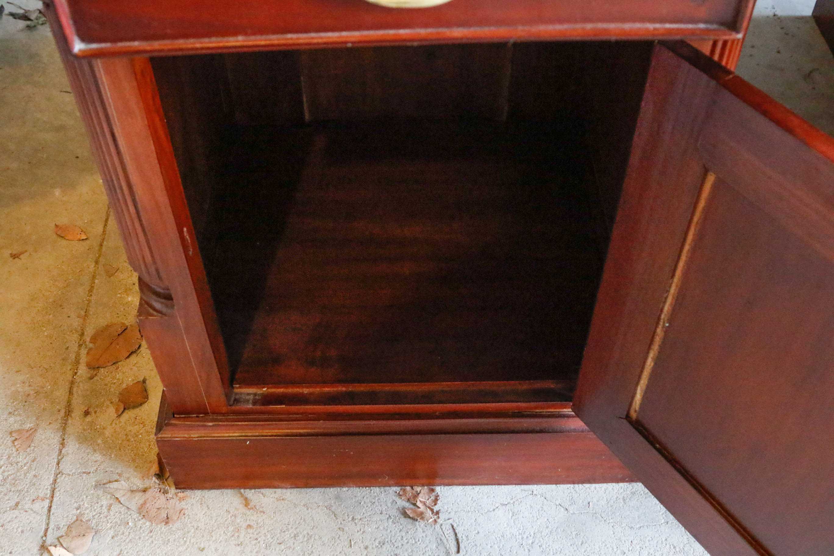 Sapele Mahogany Partner's Desk
