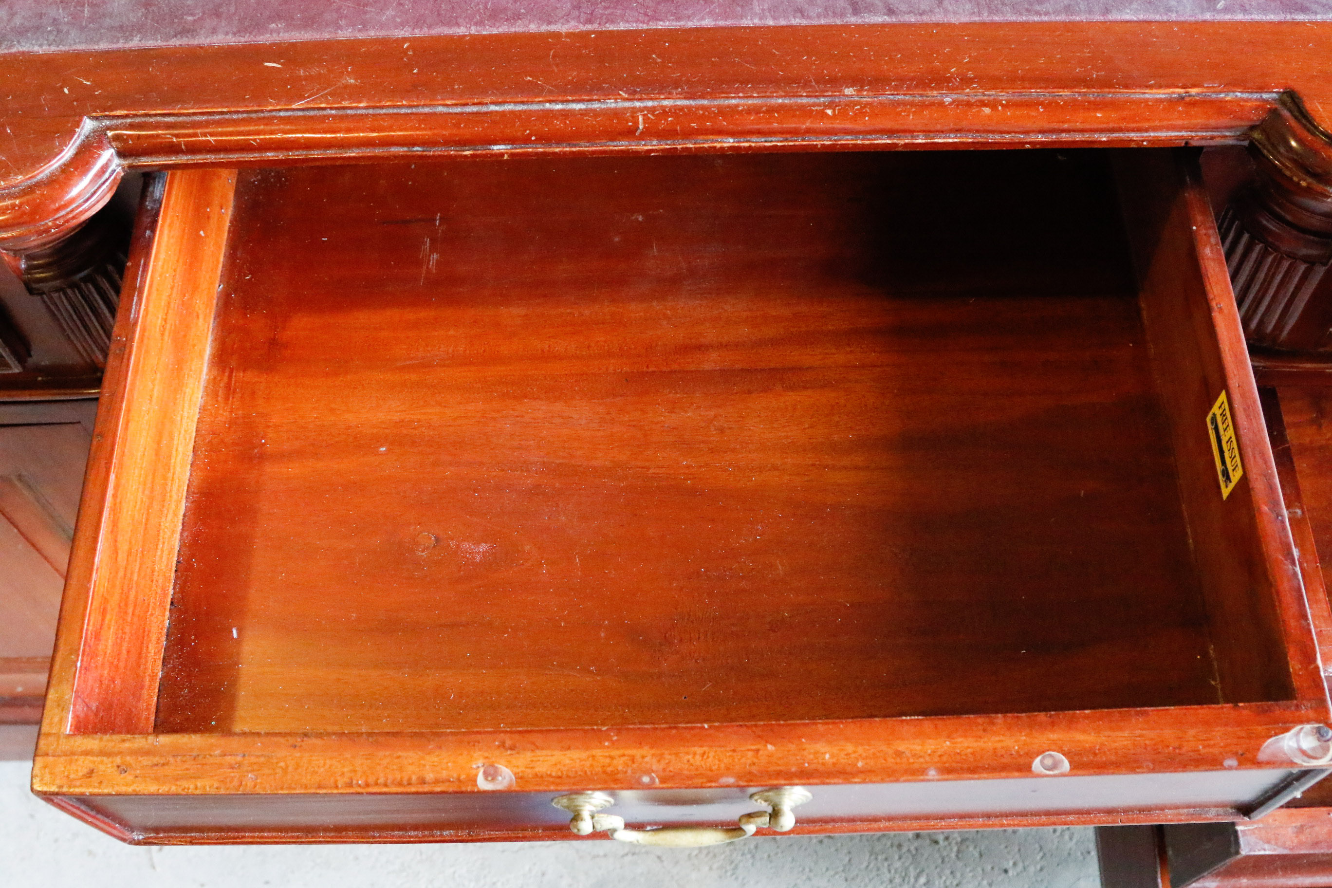 Sapele Mahogany Partner's Desk