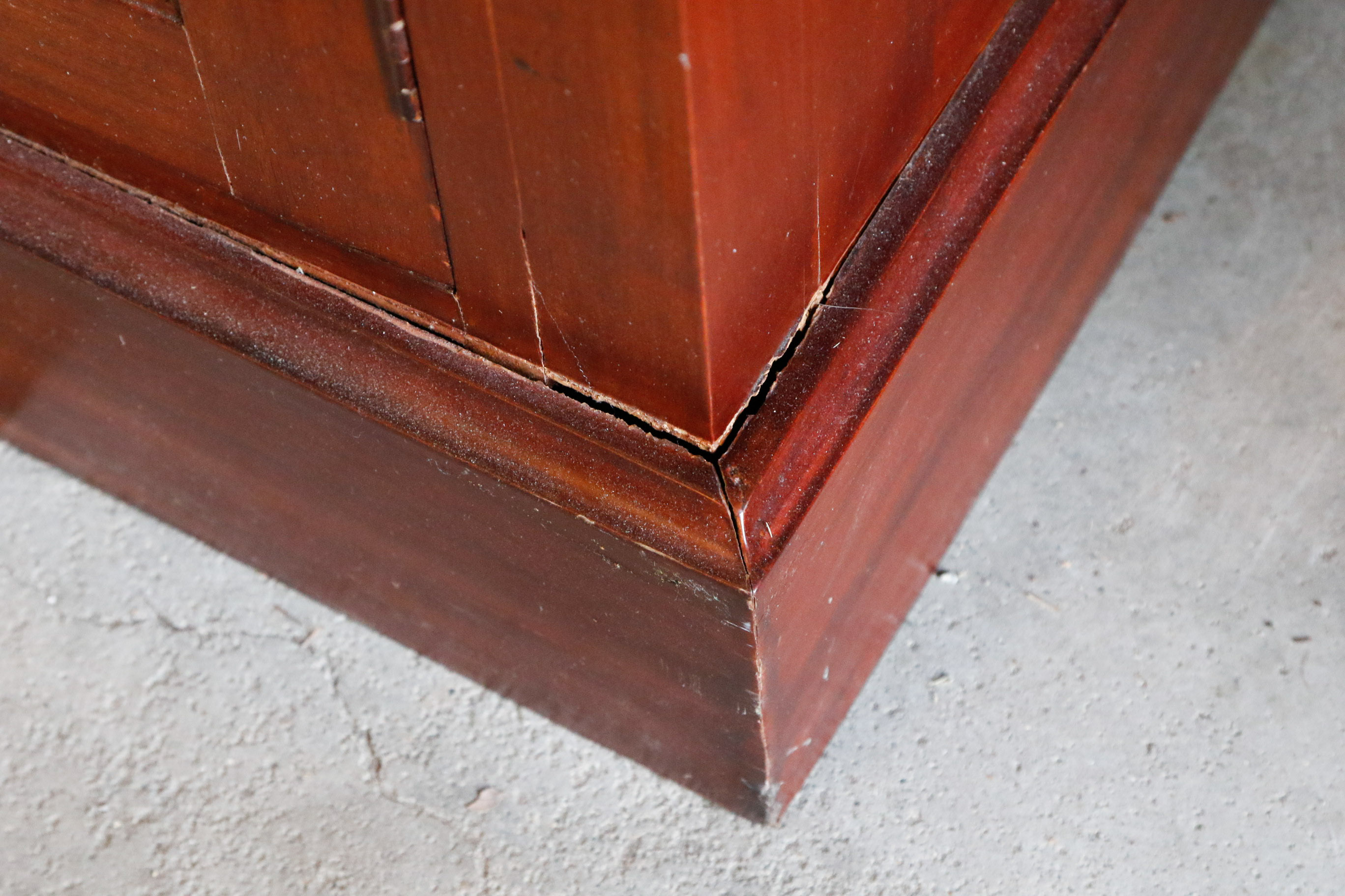 Sapele Mahogany Partner's Desk