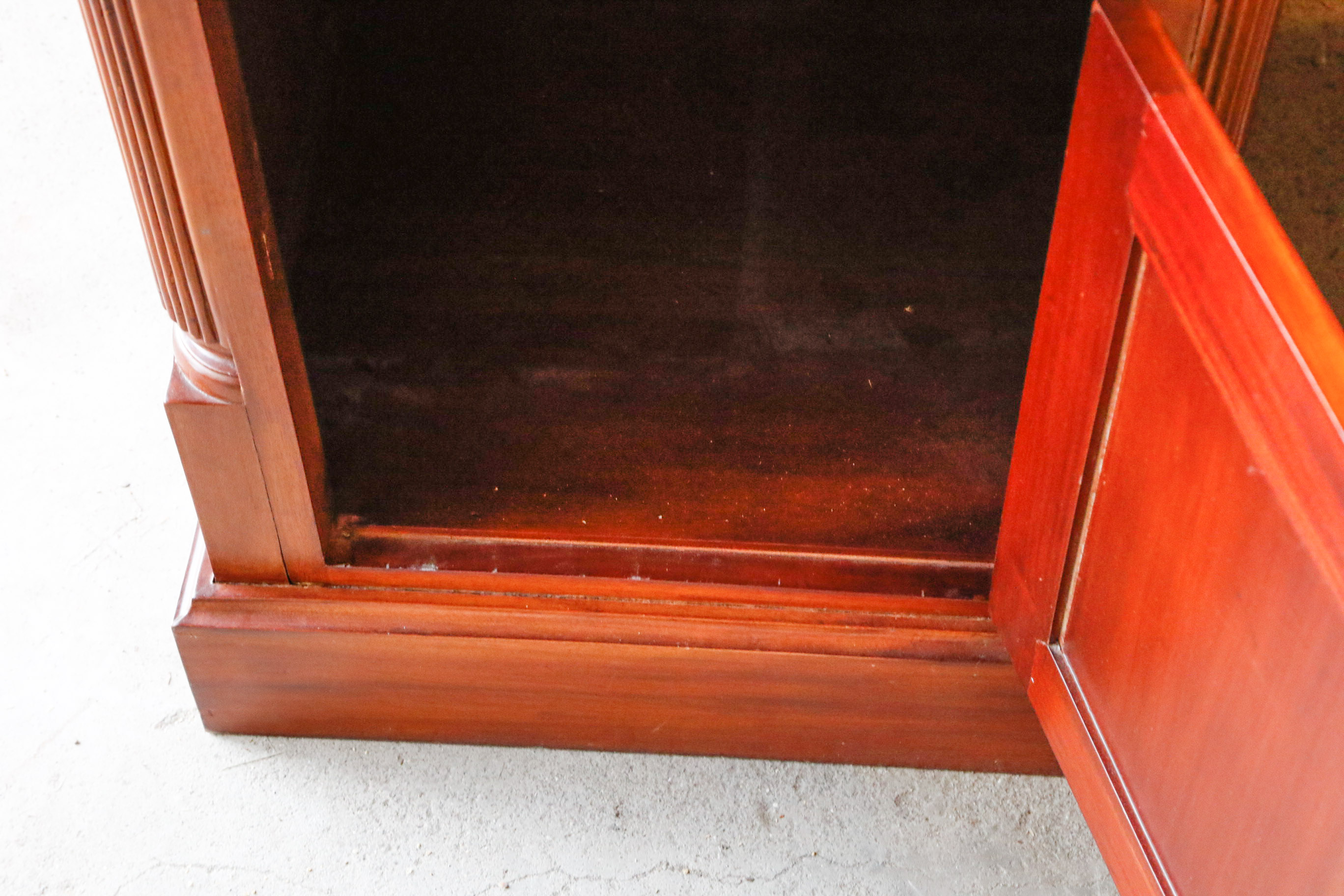 Sapele Mahogany Partner's Desk