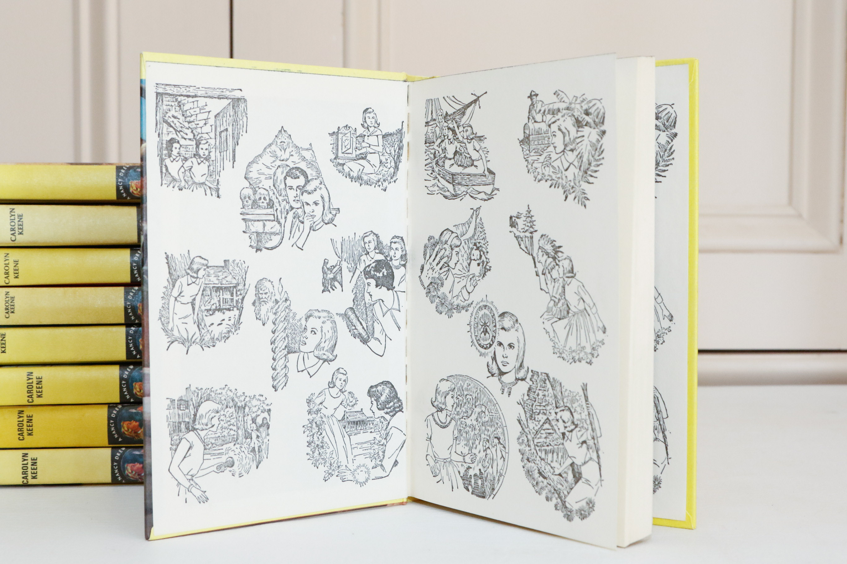 Signed Copy of "The Girl Sleuth" and 9 Nancy Drew Books