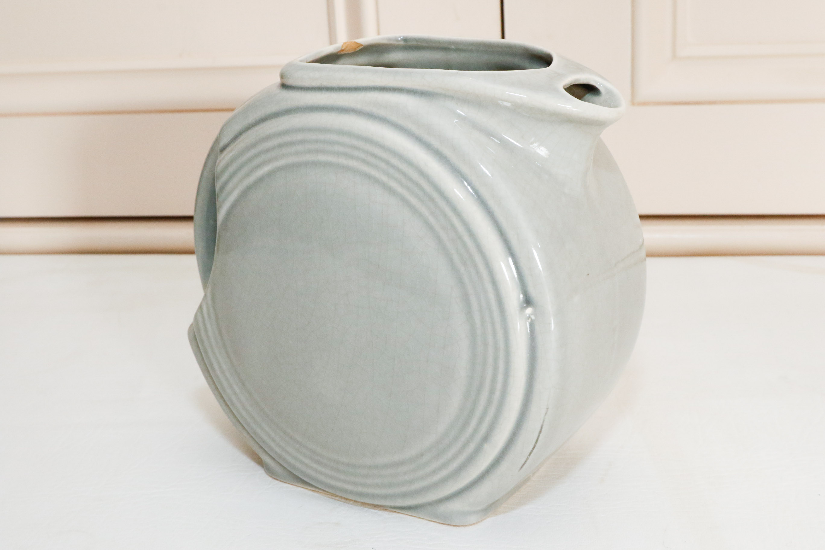 Rare Original 50's Grey Fiestaware Disc Pitcher