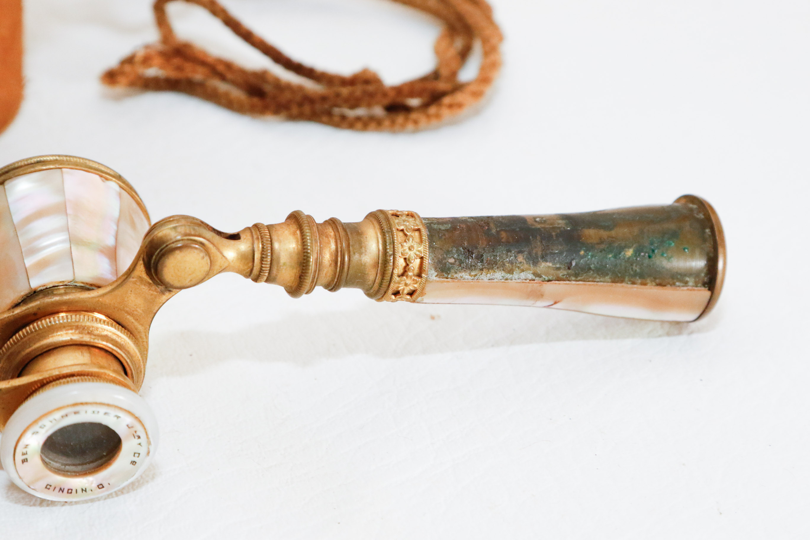 Two Pair of Antique Opera Glasses in Original Cases