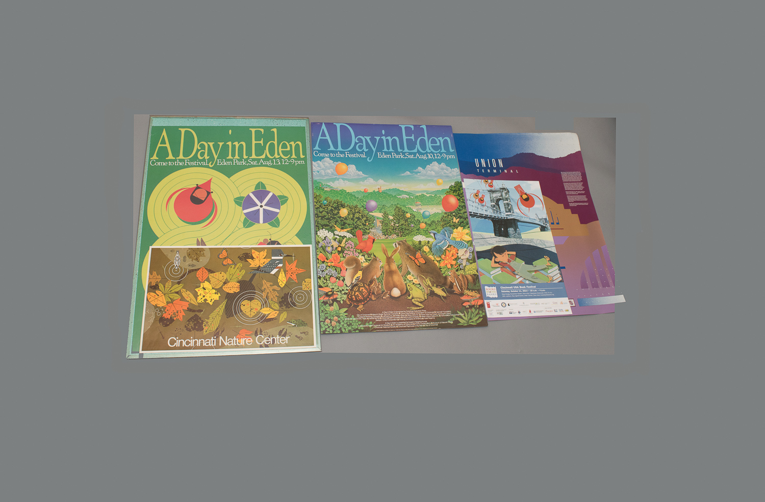 Group of Charley Harper and Cincinnati Posters