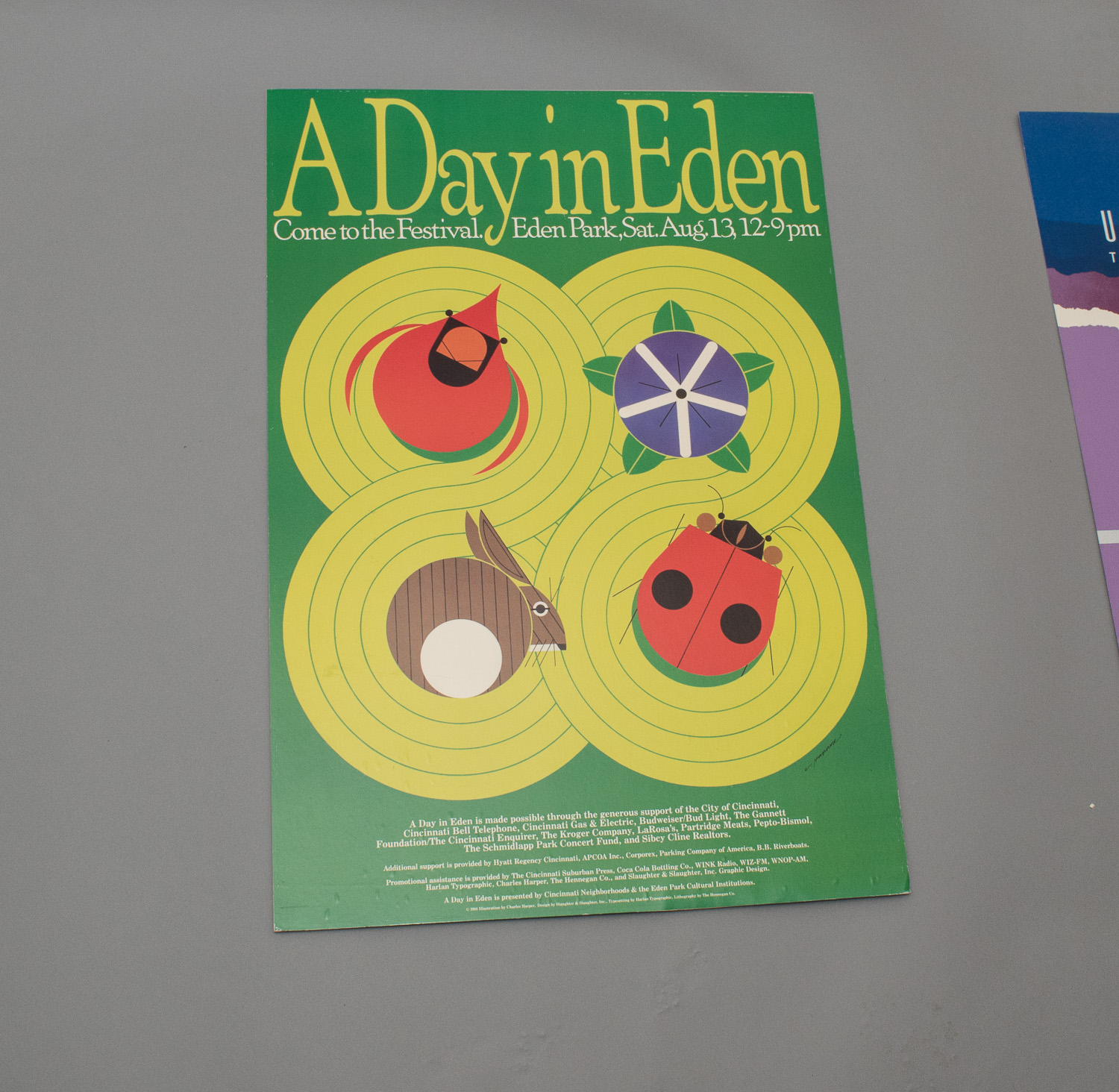 Group of Charley Harper and Cincinnati Posters