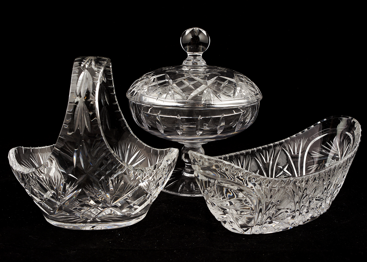 Lead Crystal Serving Piece Collection