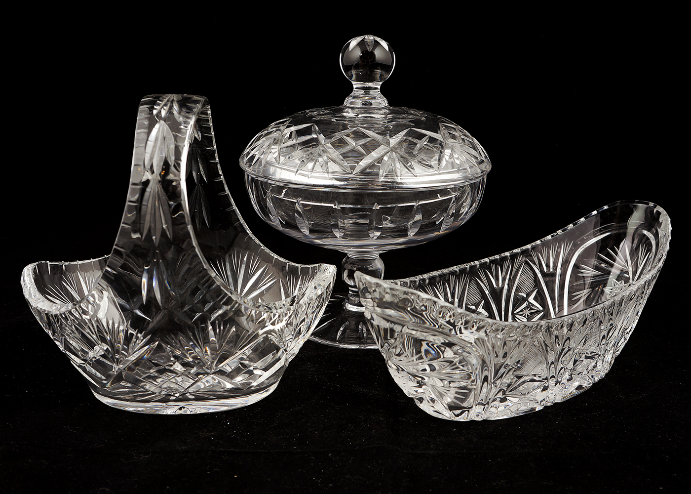 Lead Crystal Serving Piece Collection
