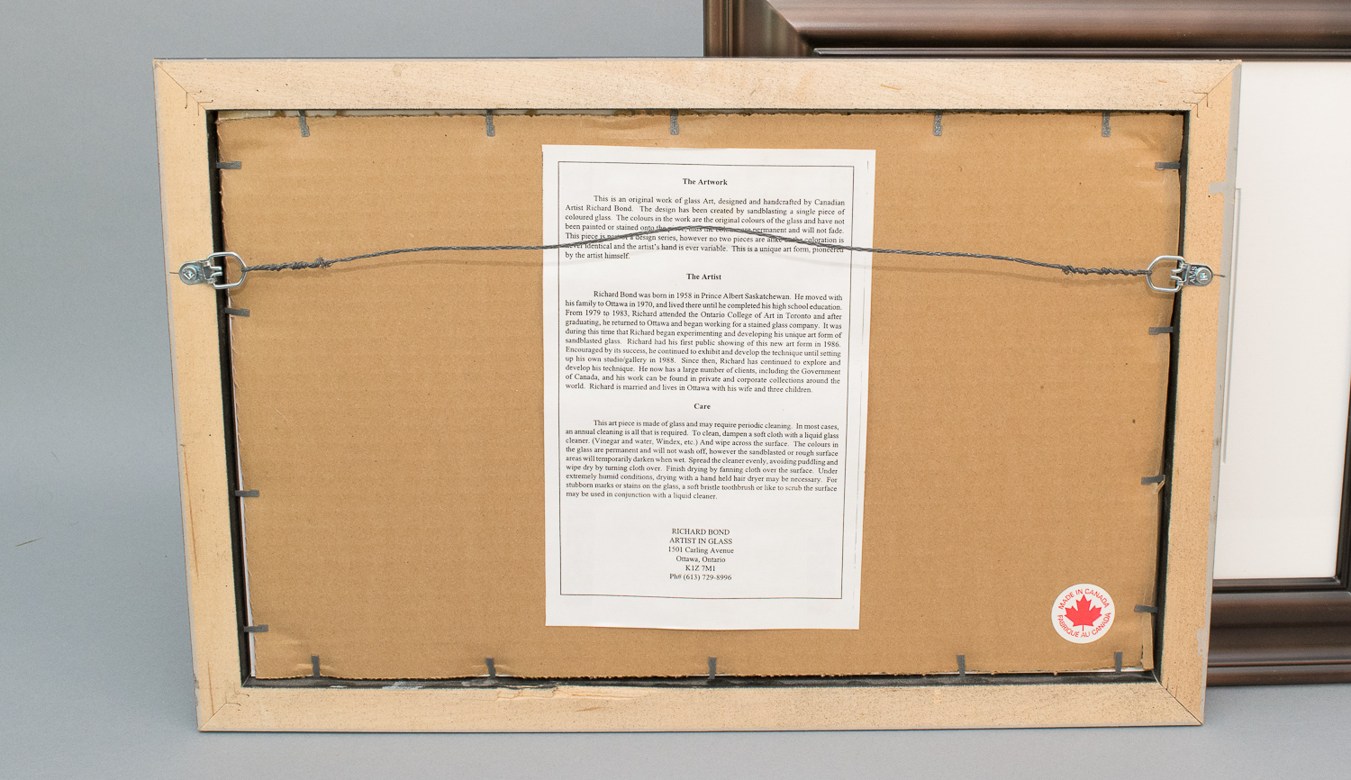 Glass Art by Canadian Artist Richard Bond