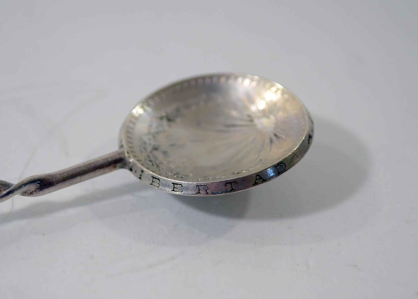 Trio of Mexican Coin Silver Spoons