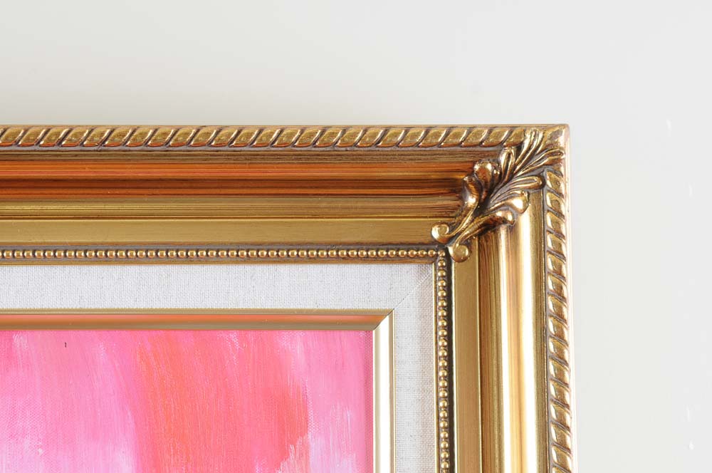 Rodrigo Original Acrylic Poppy Flower Painting