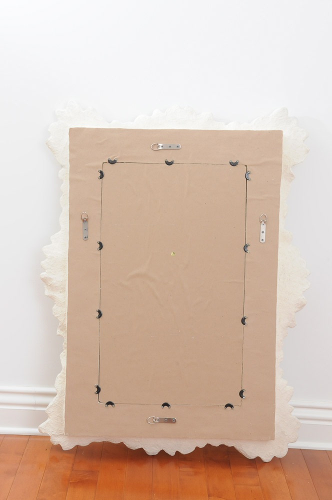 Vanity Mirror with Textured Frame