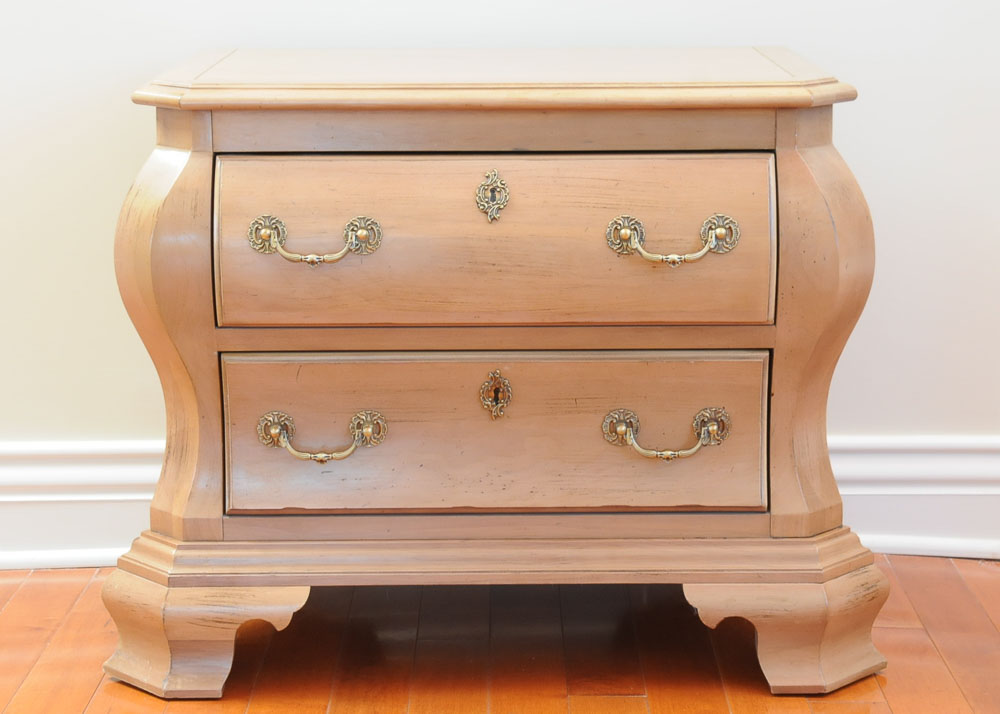 Century Two Drawer Night Stand