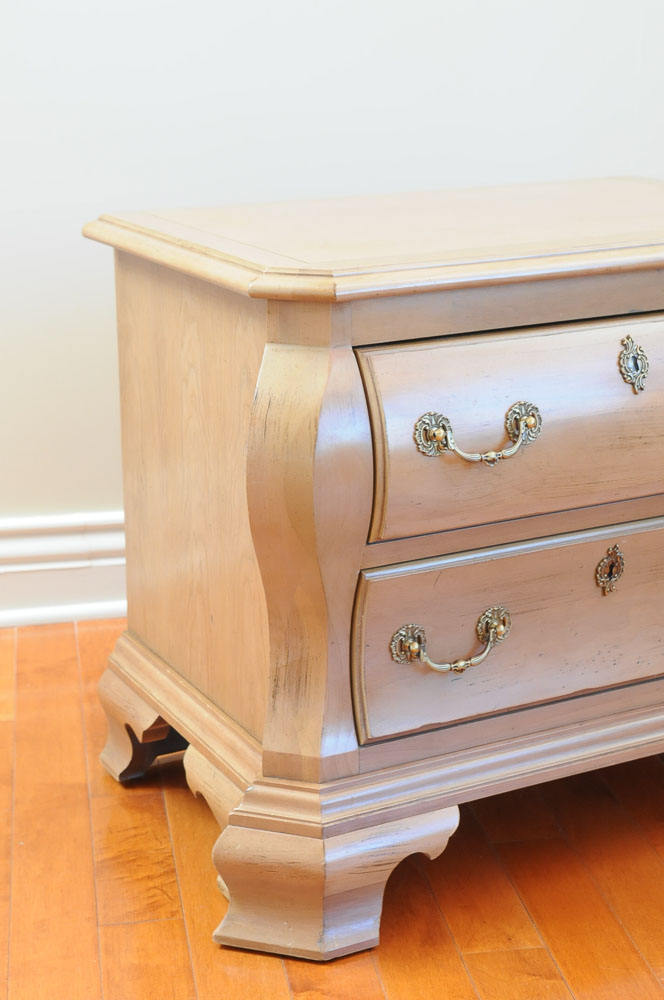 Century Two Drawer Night Stand