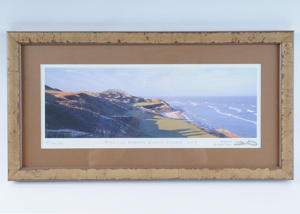 Whistling Straits Course Golf Framed Print