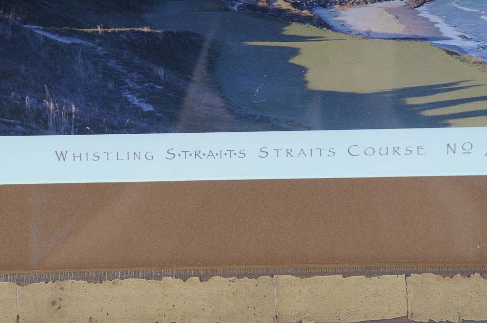Whistling Straits Course Golf Framed Print