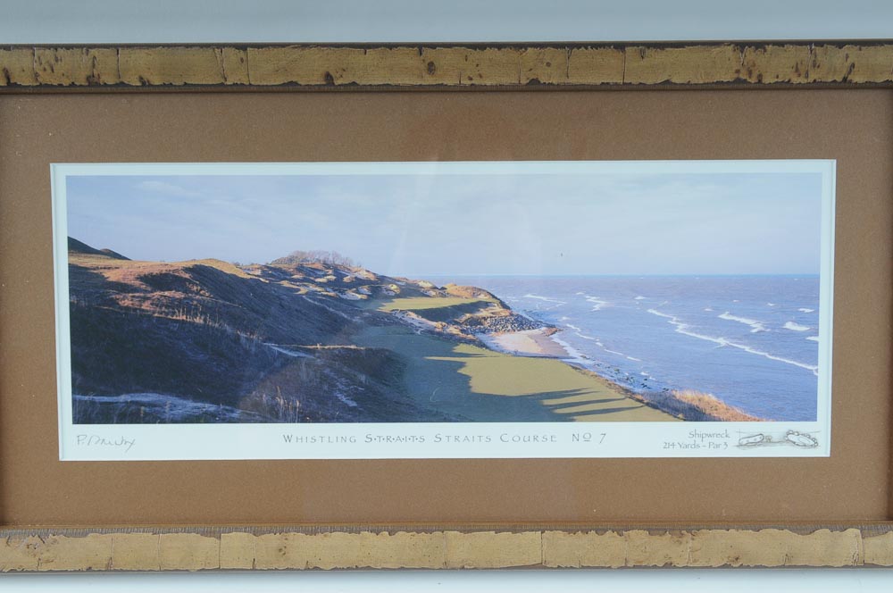 Whistling Straits Course Golf Framed Print