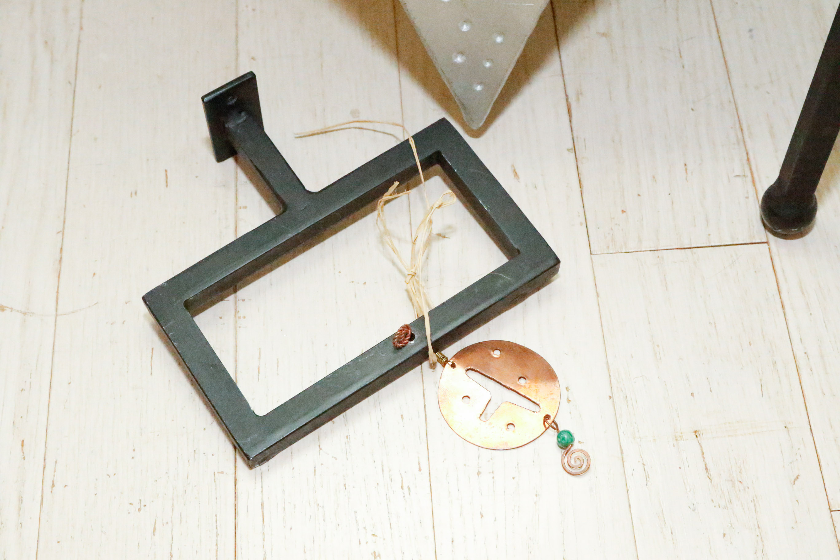 Abstract Metal Vase and Sconce Set by Edward Casagrande