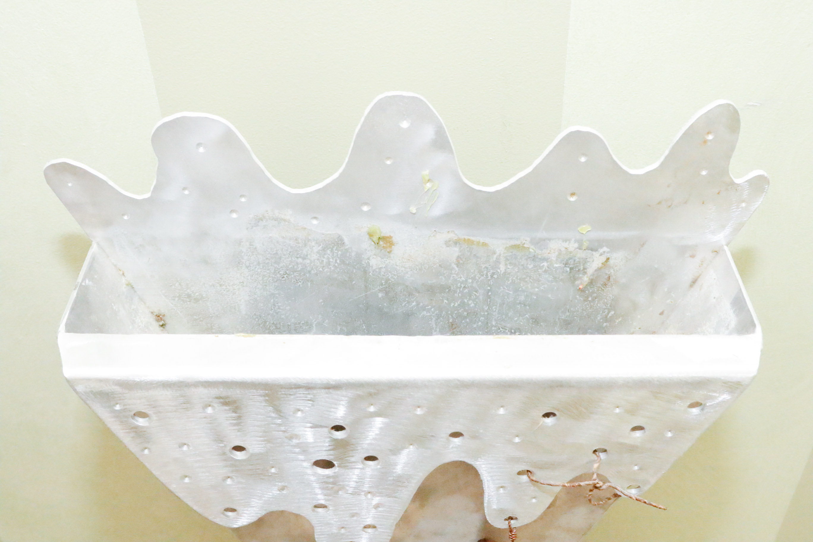 Abstract Metal Vase and Sconce Set by Edward Casagrande