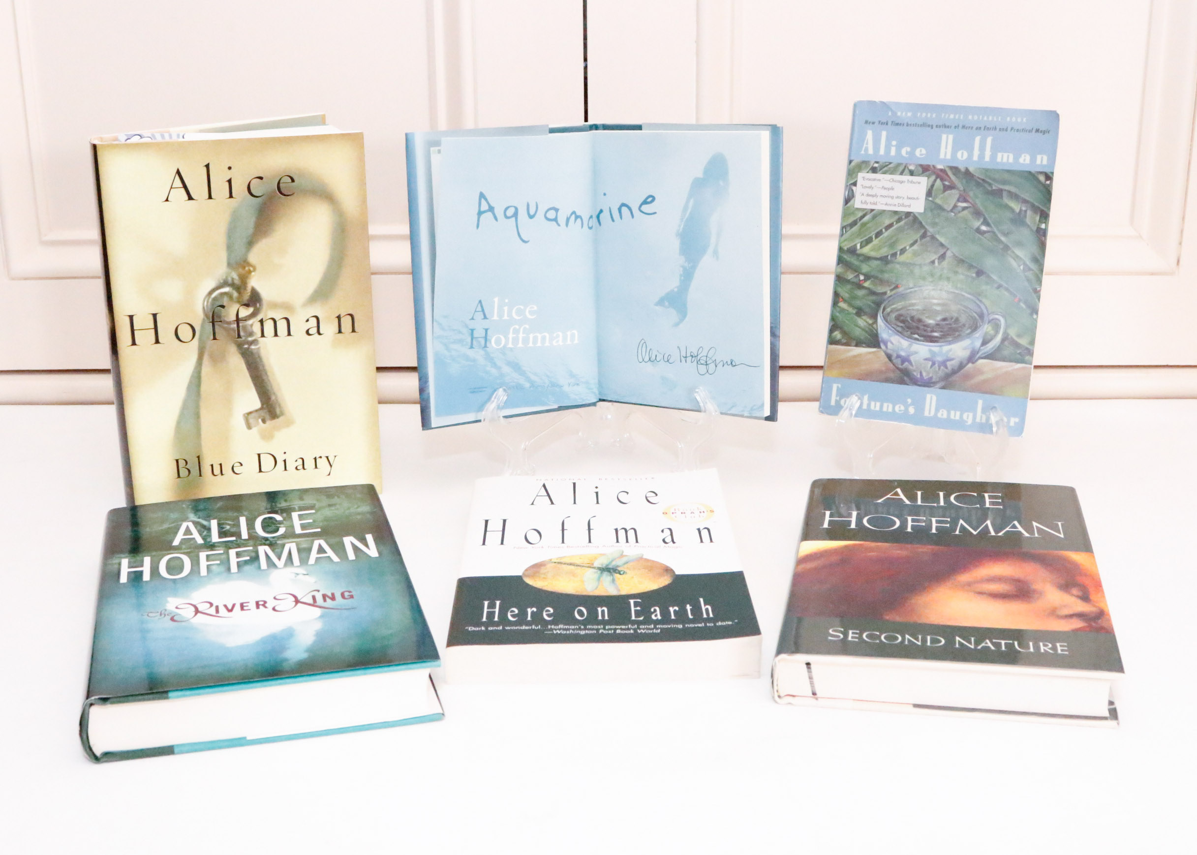 Three Signed Books by Alice Hoffman With 3 Other Hoffman Titles