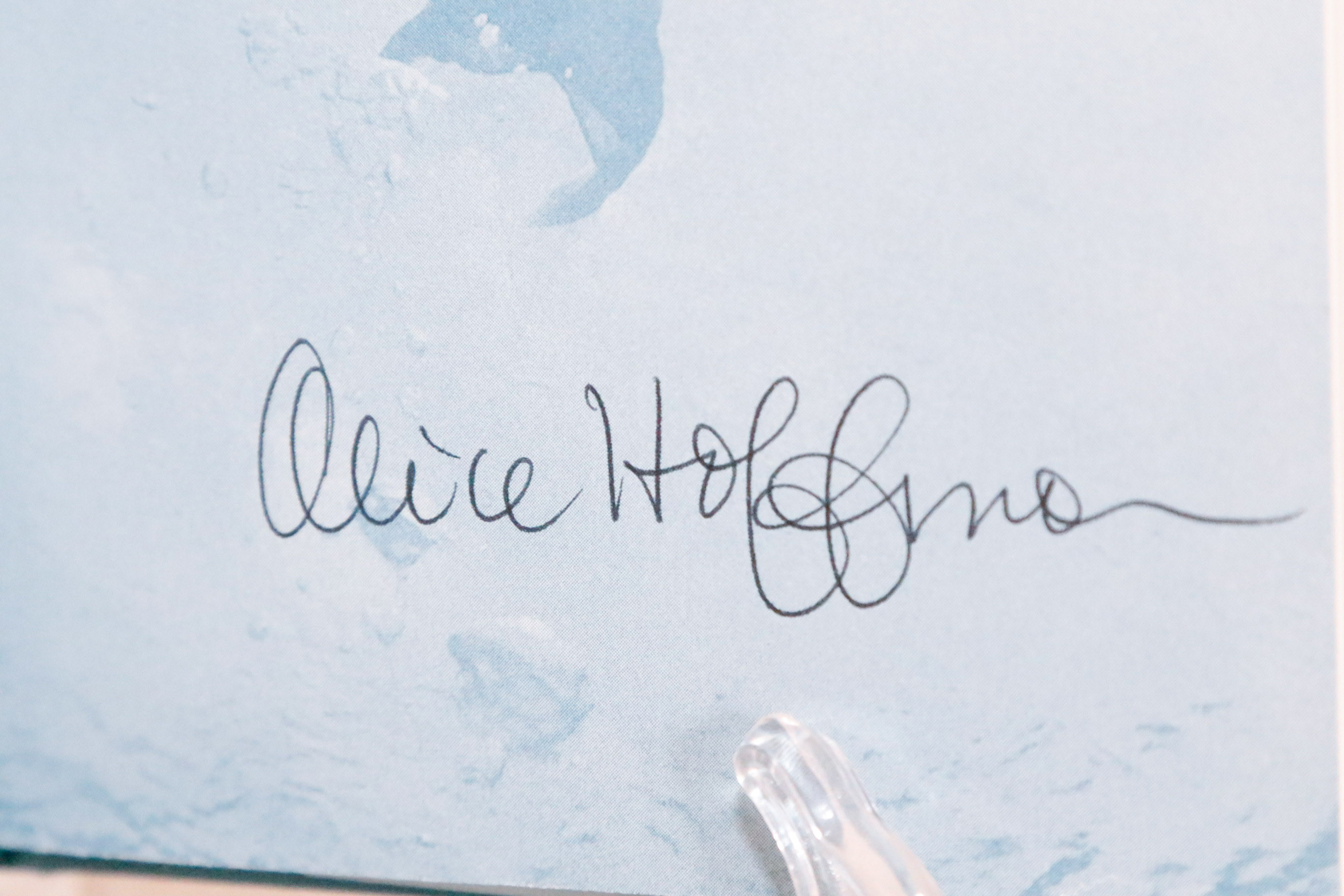 Three Signed Books by Alice Hoffman With 3 Other Hoffman Titles