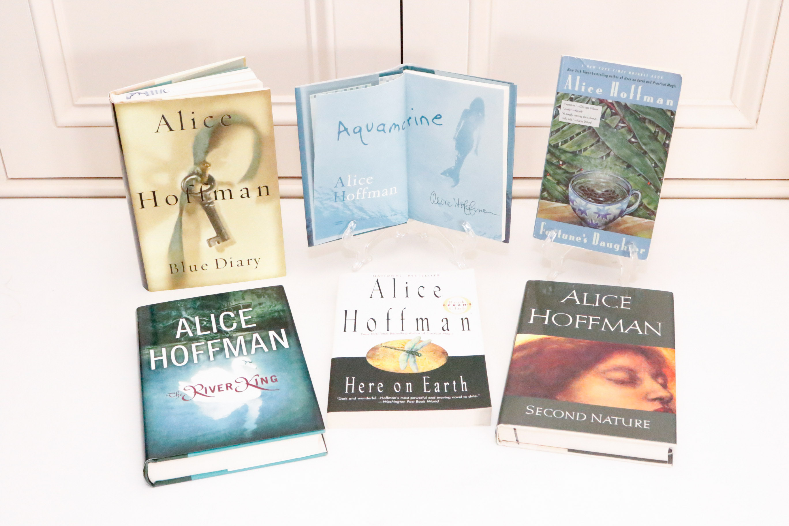 Three Signed Books by Alice Hoffman With 3 Other Hoffman Titles