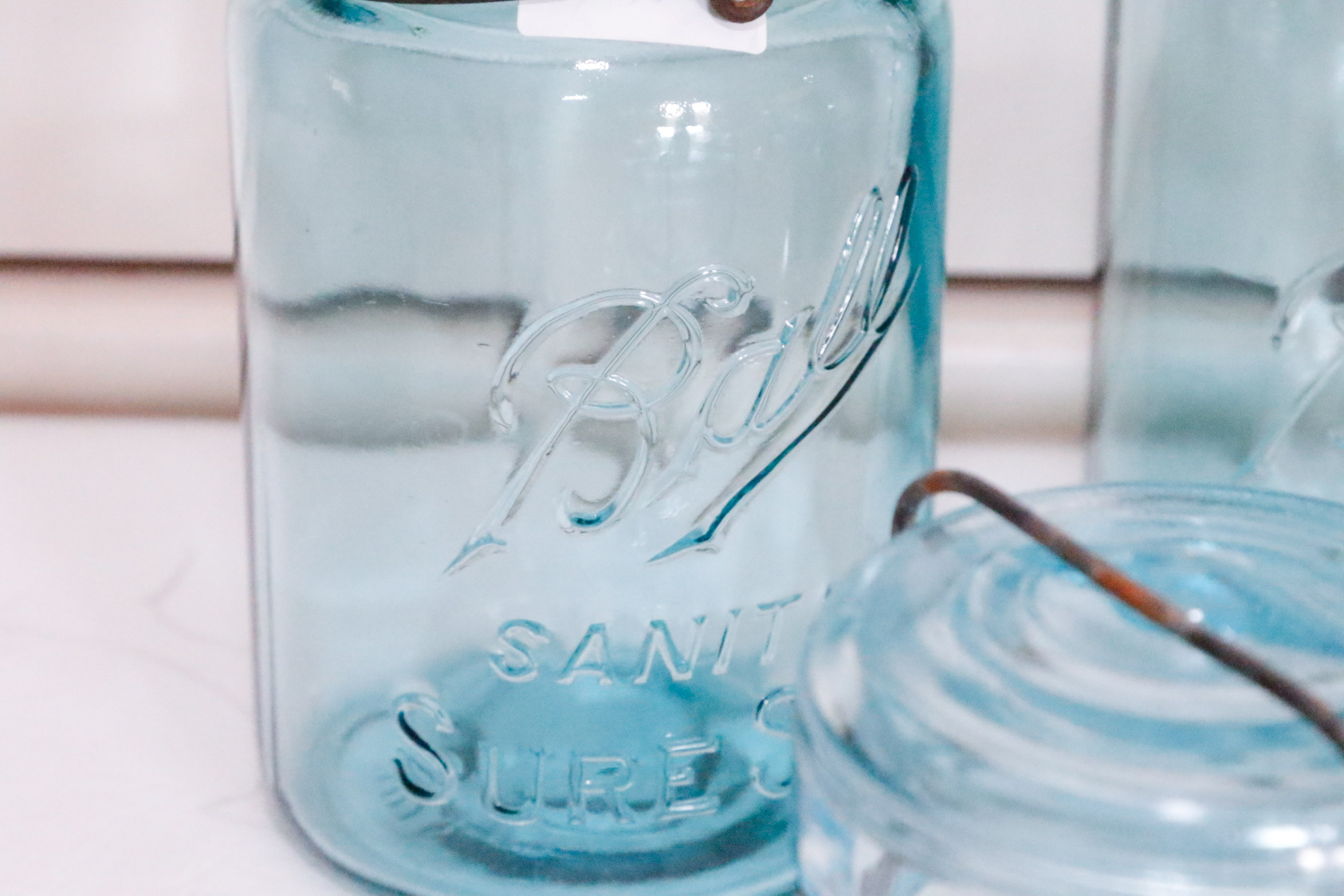 Collection of Nine Vintage Ball and Atlas Mason Jars