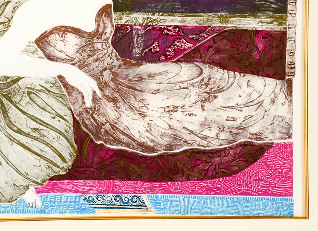 Jonna White Limited Edition Mixed Media "Three Sisters"