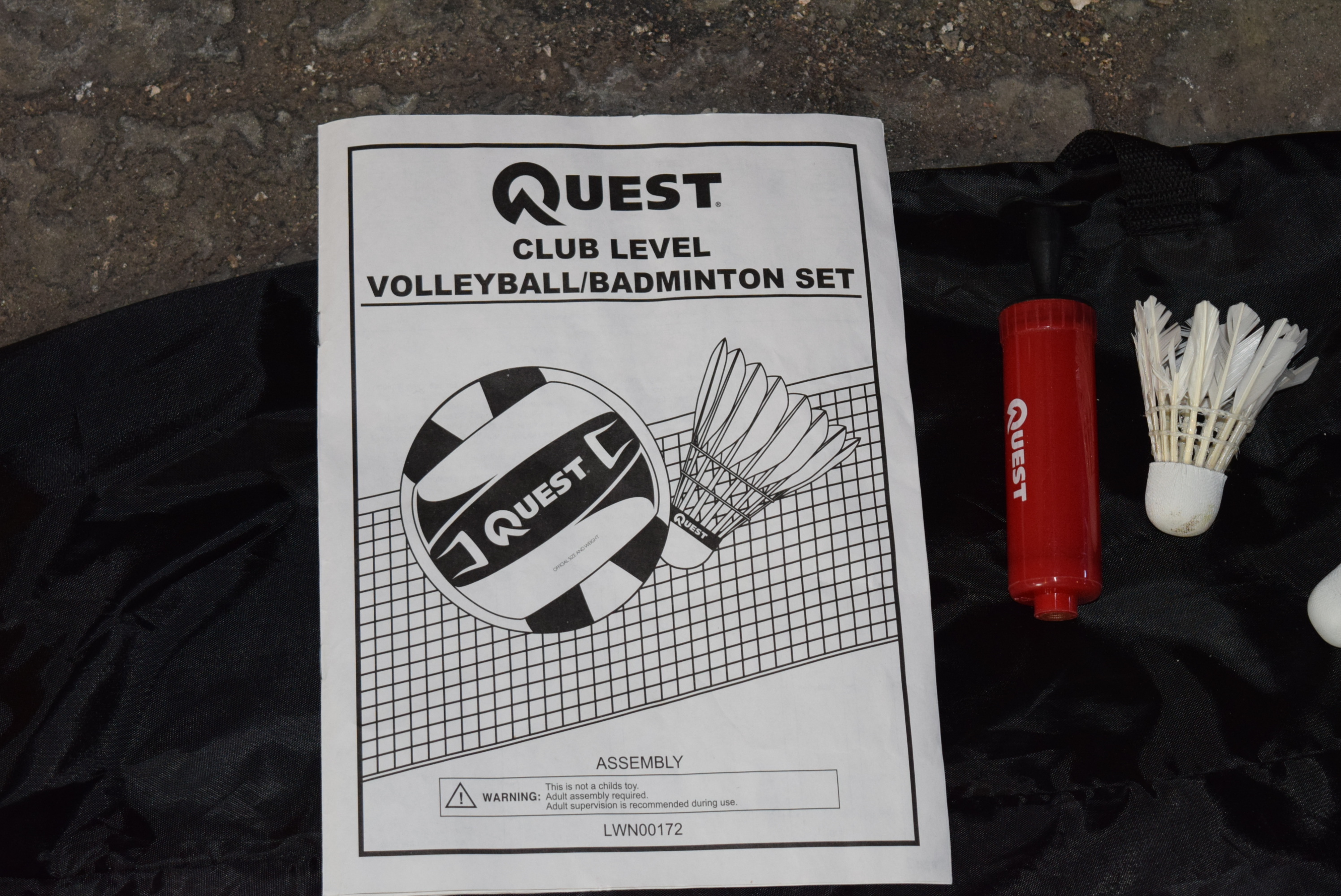 Quest Volleyball and Badmitton Set