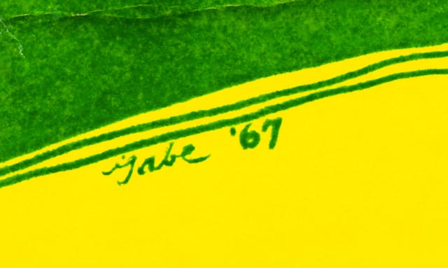 Set of Four Vintage Black Light Posters of The Beatles '67