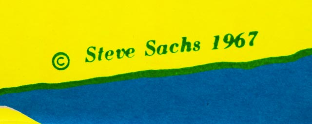 Set of Four Vintage Black Light Posters of The Beatles '67