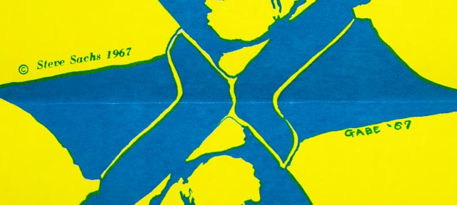 Set of Four Vintage Black Light Posters of The Beatles '67