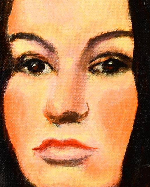 Irene Wiley Oil on Canvas Board Portrait