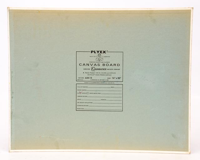 Irene Wiley Oil on Canvas Board Portrait